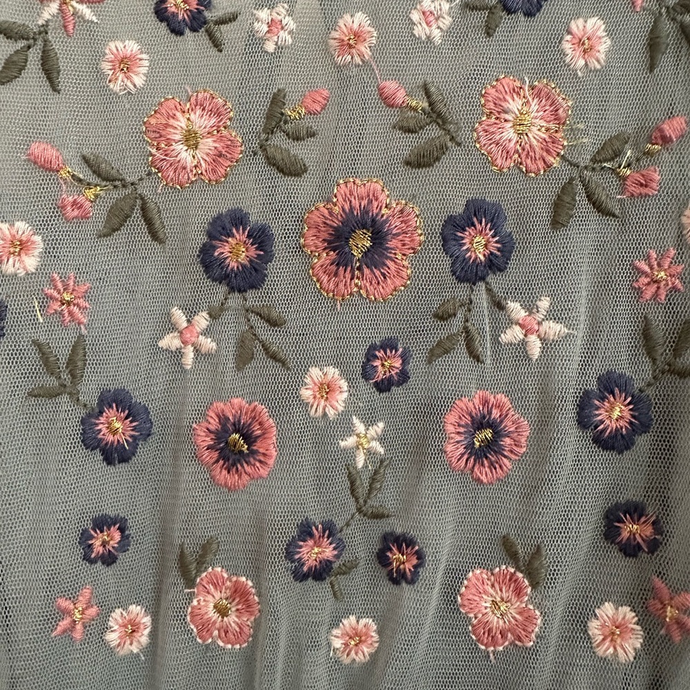 Girls embroidered 6X dress
